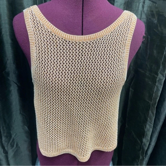 Babaton Tops - Babaton orange loose knit summer top